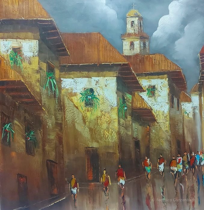 Callejón con Iglesia